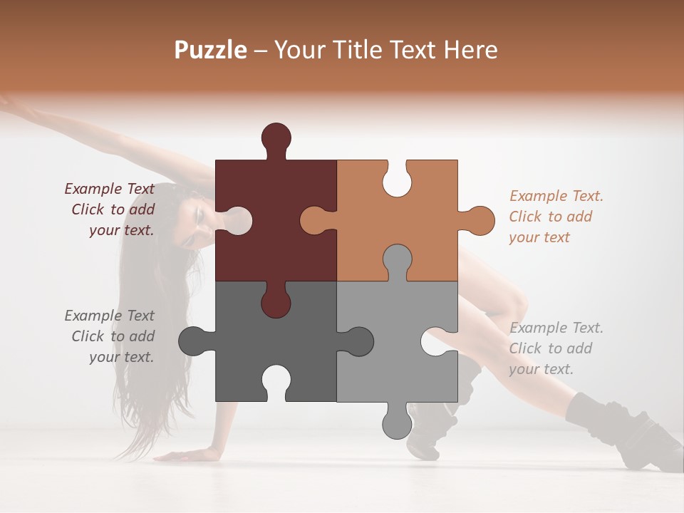 Posing Healthy Pose PowerPoint Template
