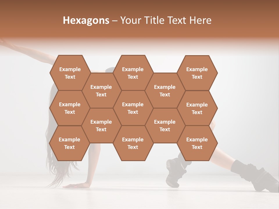 Posing Healthy Pose PowerPoint Template