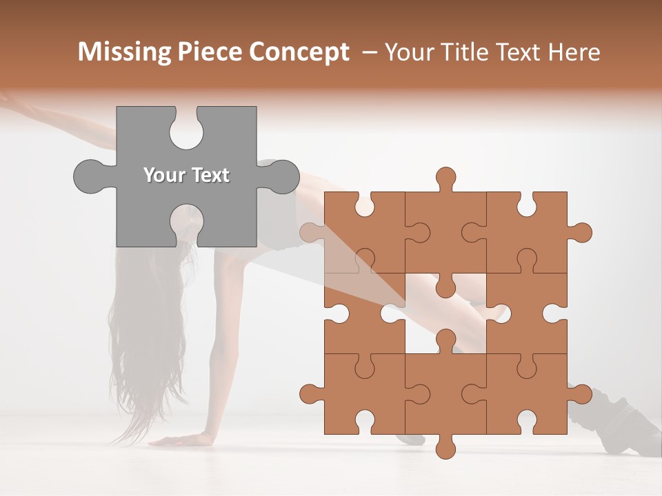 Posing Healthy Pose PowerPoint Template