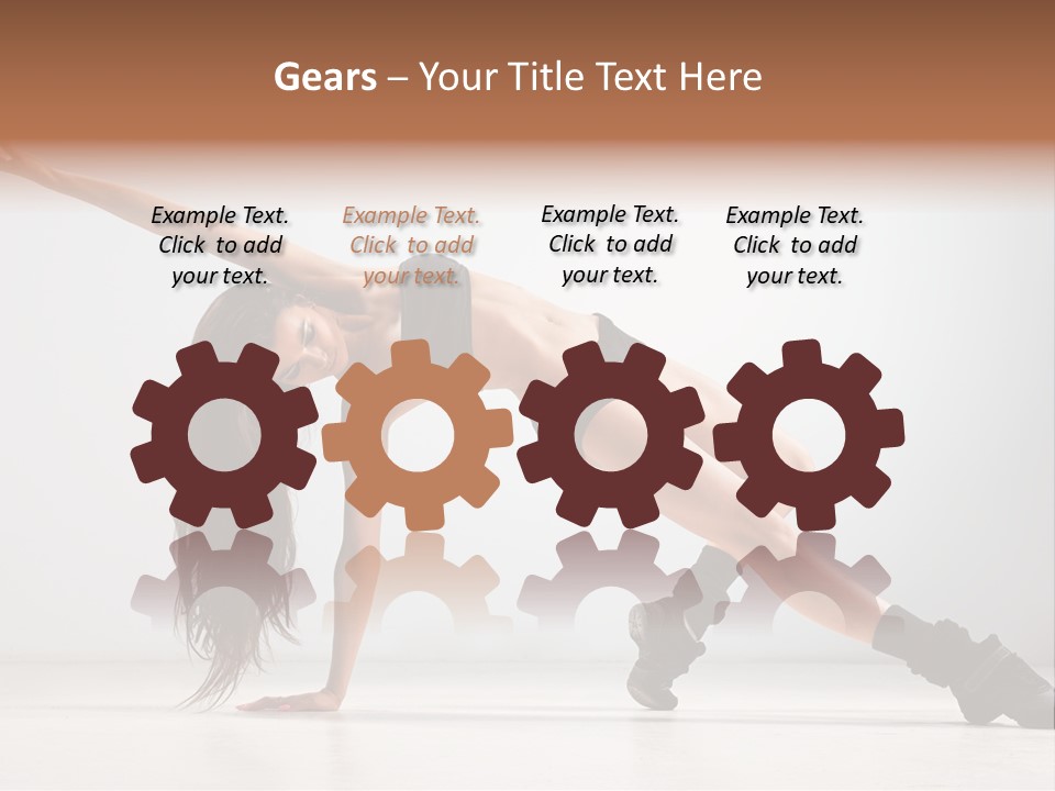 Posing Healthy Pose PowerPoint Template