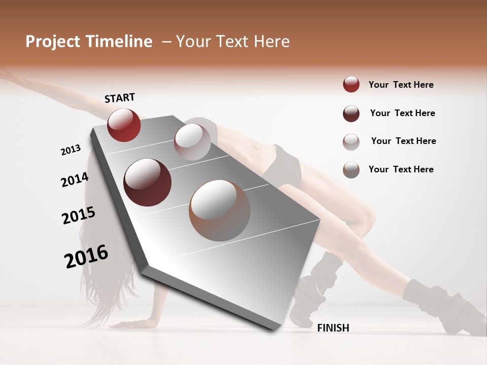Posing Healthy Pose PowerPoint Template