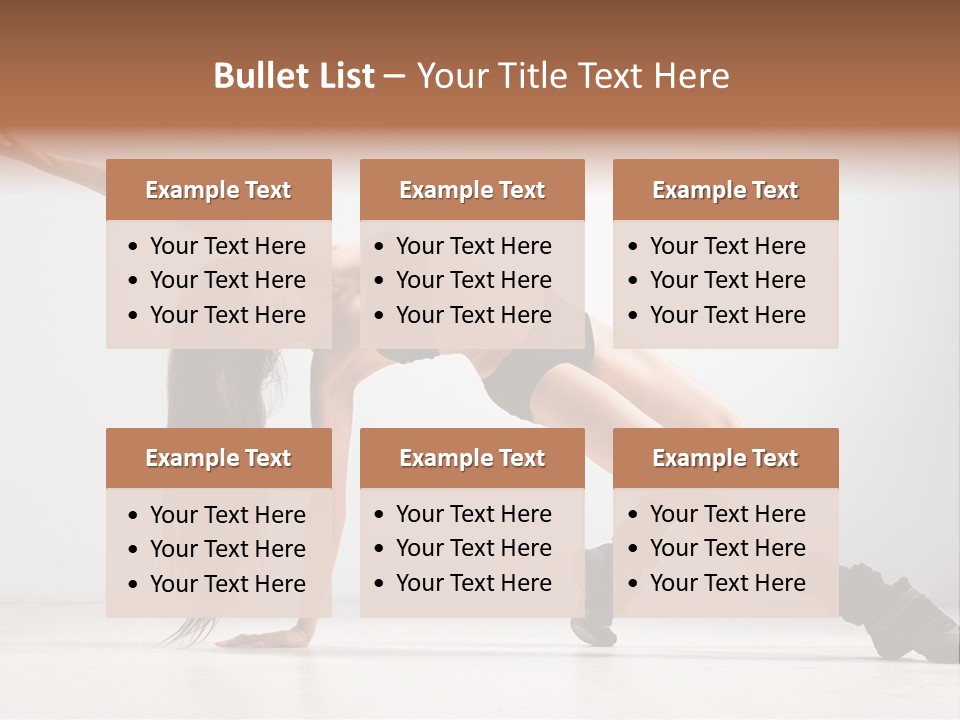 Posing Healthy Pose PowerPoint Template