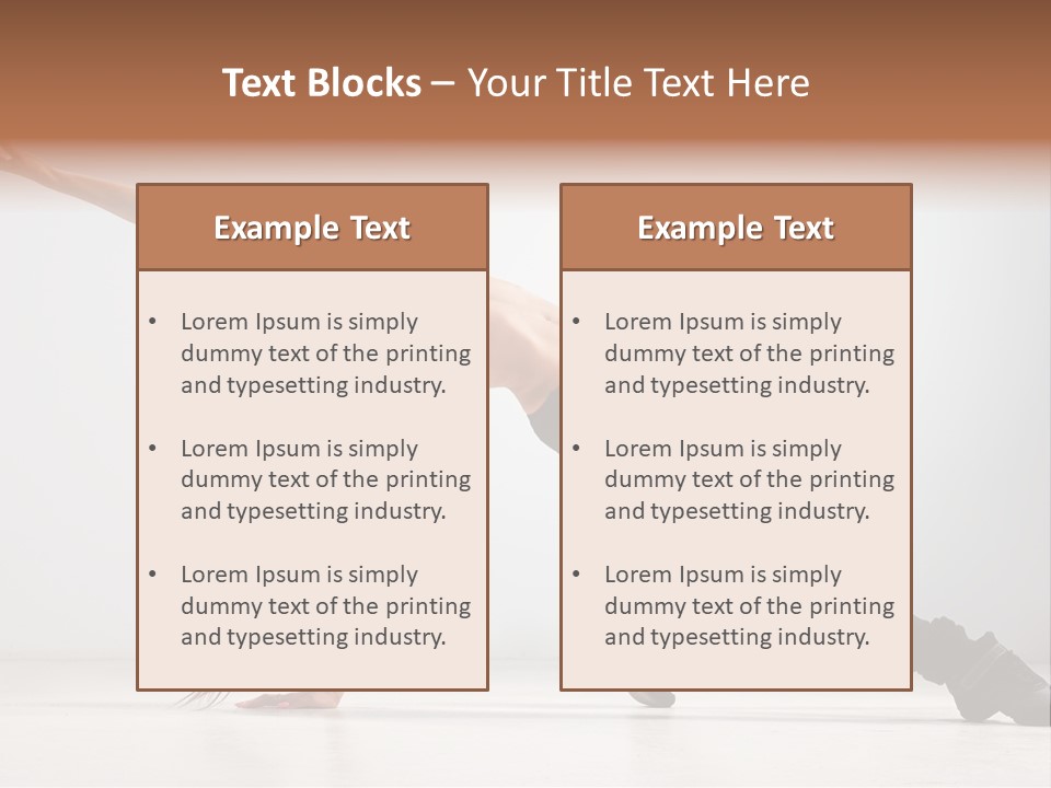 Posing Healthy Pose PowerPoint Template