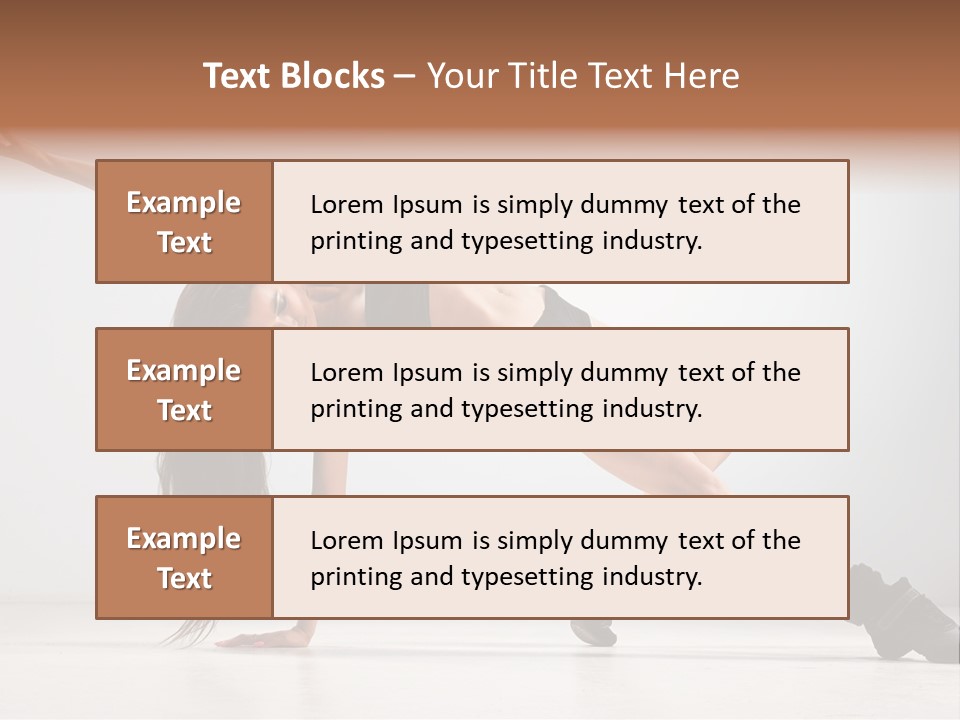 Posing Healthy Pose PowerPoint Template