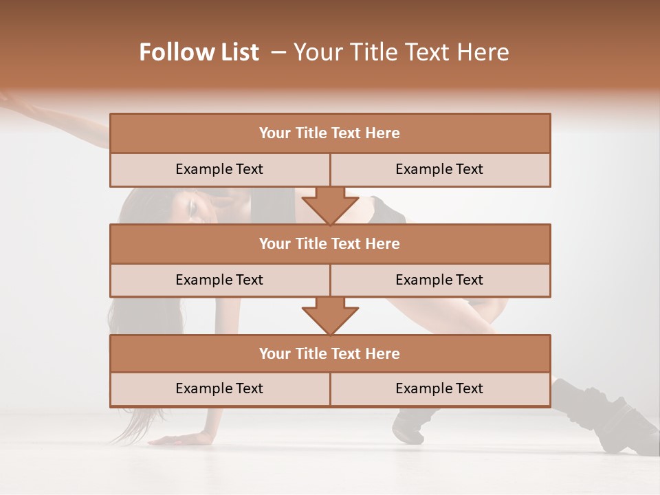 Posing Healthy Pose PowerPoint Template