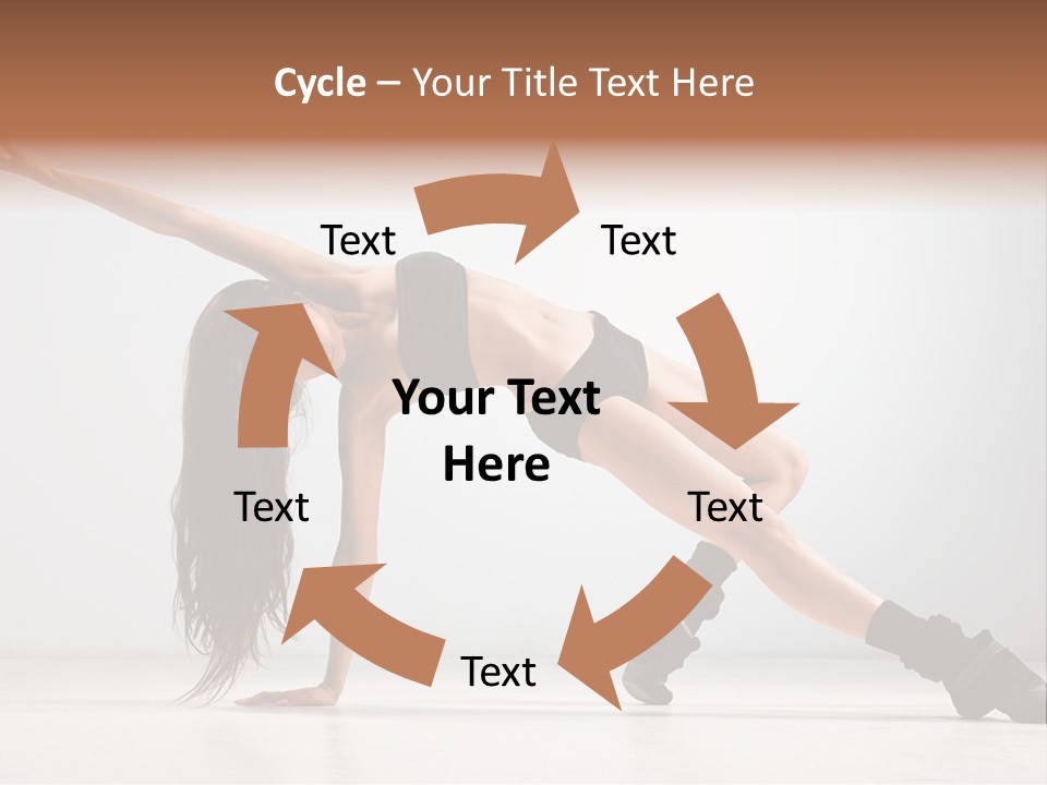 Posing Healthy Pose PowerPoint Template