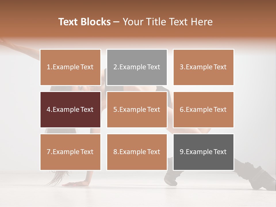 Posing Healthy Pose PowerPoint Template