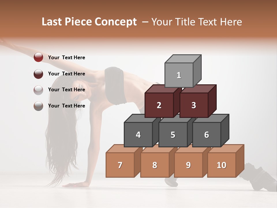 Posing Healthy Pose PowerPoint Template
