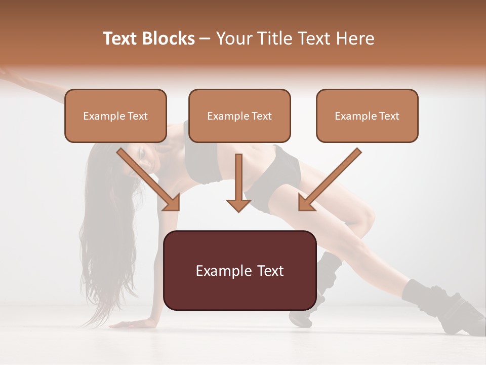 Posing Healthy Pose PowerPoint Template