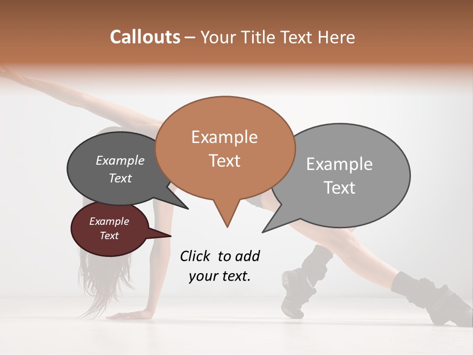 Posing Healthy Pose PowerPoint Template