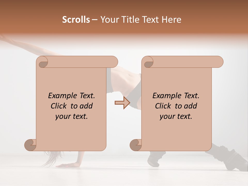 Posing Healthy Pose PowerPoint Template