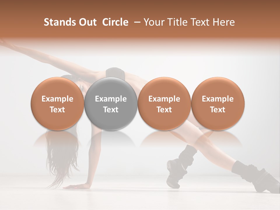 Posing Healthy Pose PowerPoint Template