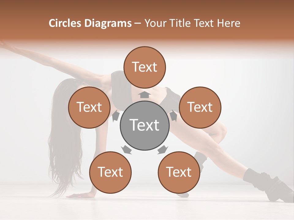 Posing Healthy Pose PowerPoint Template