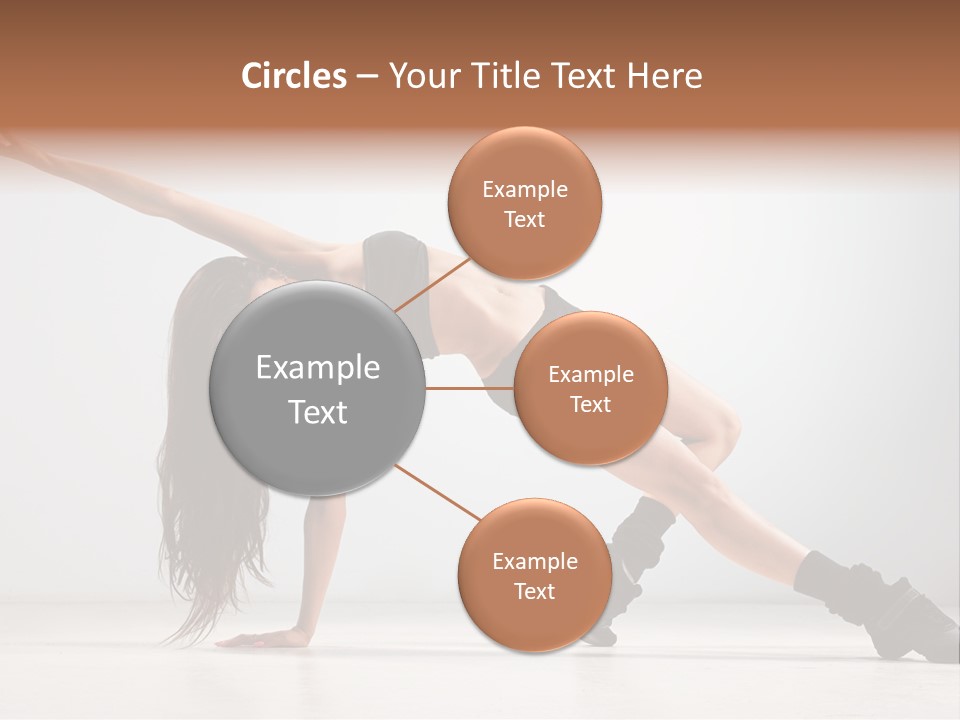 Posing Healthy Pose PowerPoint Template