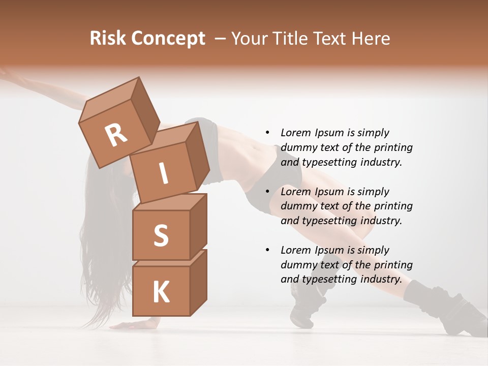 Posing Healthy Pose PowerPoint Template