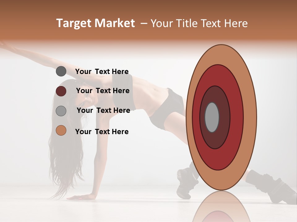 Posing Healthy Pose PowerPoint Template