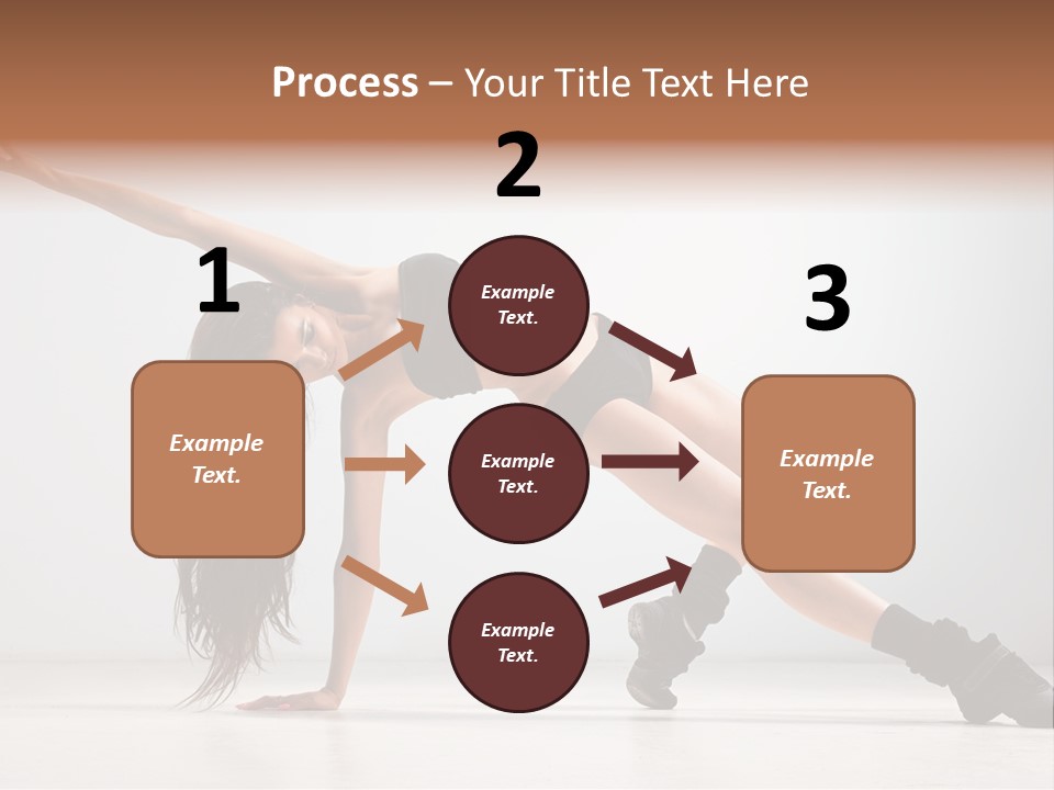 Posing Healthy Pose PowerPoint Template
