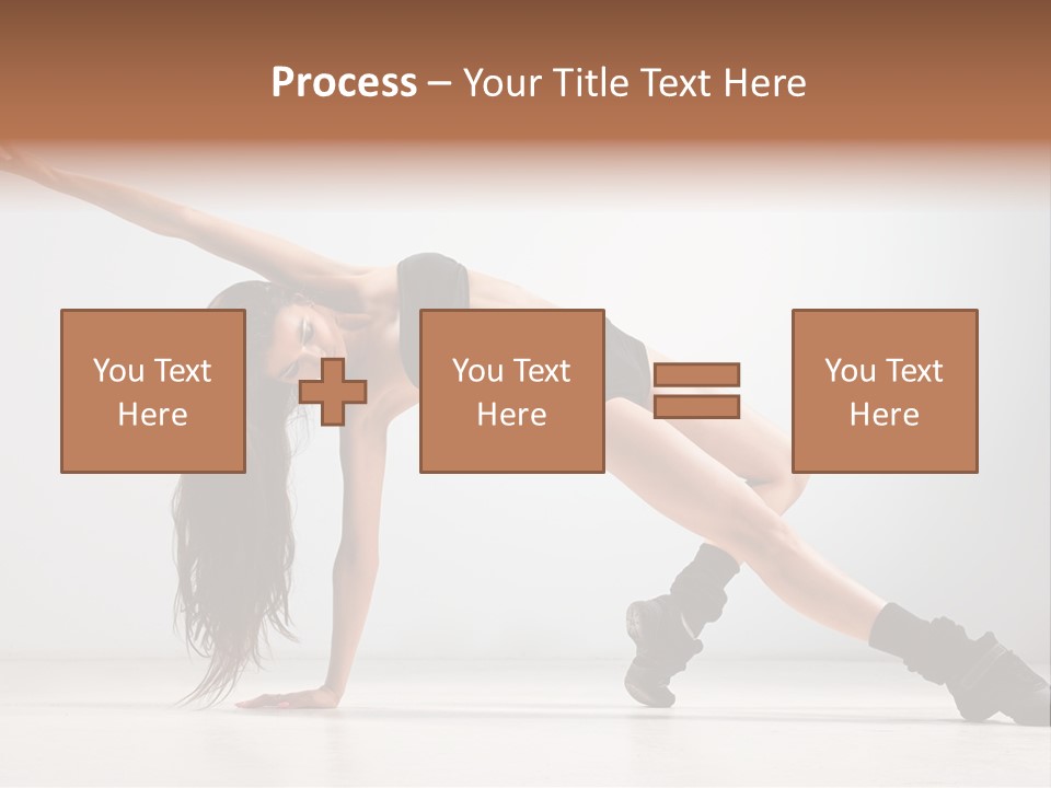 Posing Healthy Pose PowerPoint Template