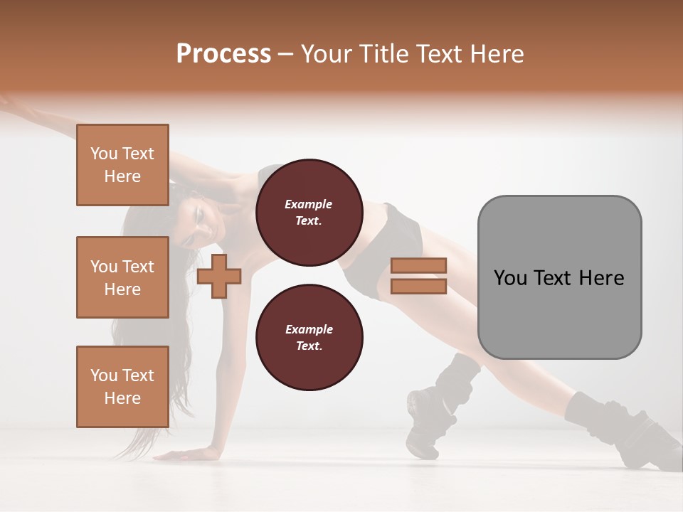 Posing Healthy Pose PowerPoint Template