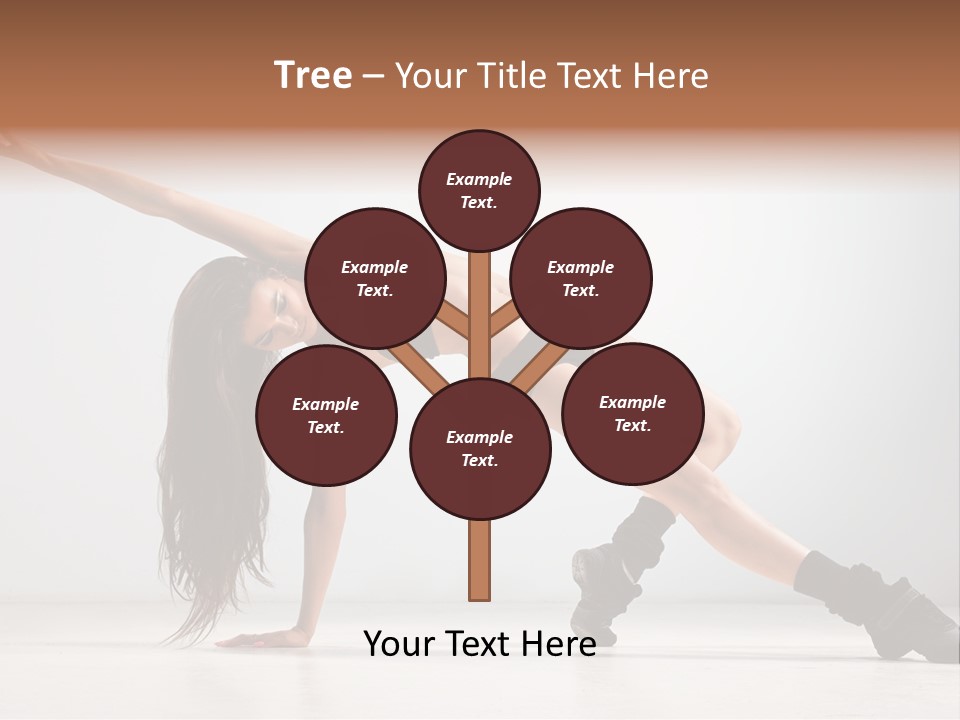 Posing Healthy Pose PowerPoint Template