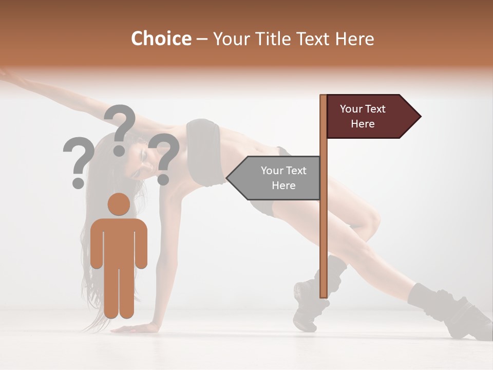 Posing Healthy Pose PowerPoint Template