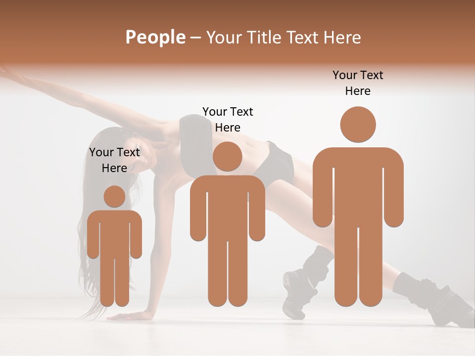 Posing Healthy Pose PowerPoint Template