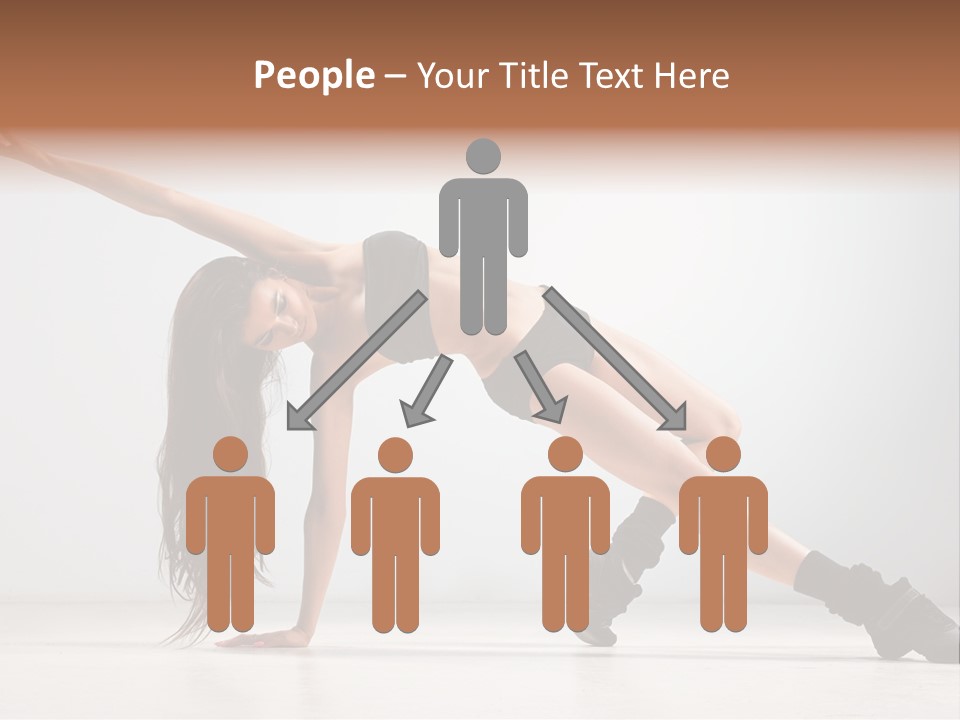 Posing Healthy Pose PowerPoint Template