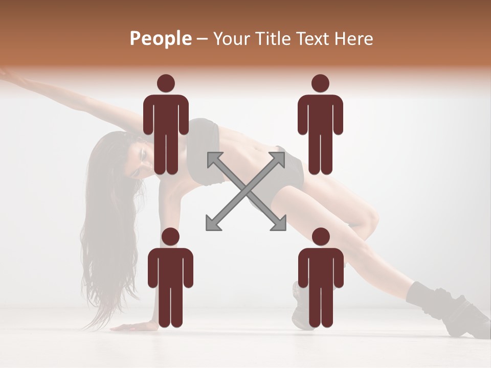 Posing Healthy Pose PowerPoint Template