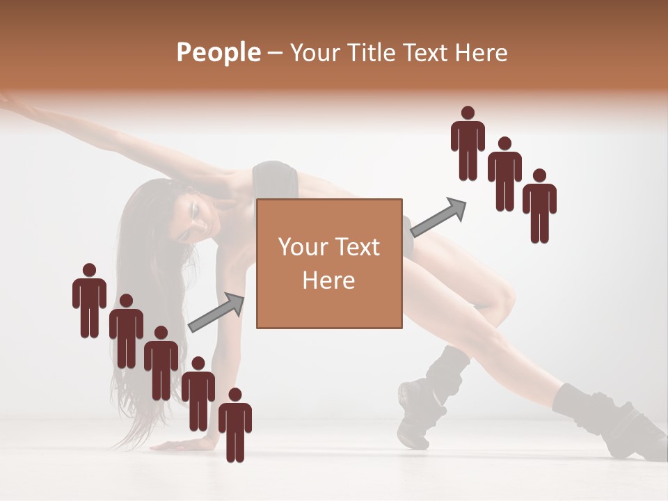 Posing Healthy Pose PowerPoint Template