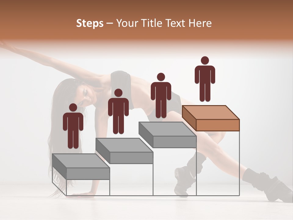 Posing Healthy Pose PowerPoint Template