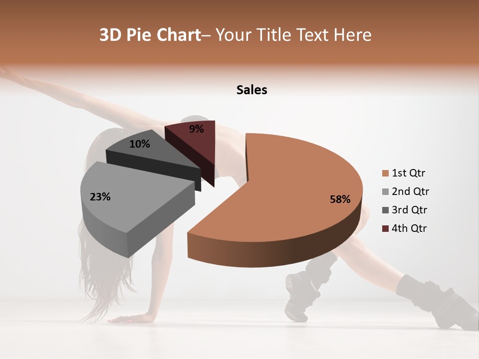 Posing Healthy Pose PowerPoint Template
