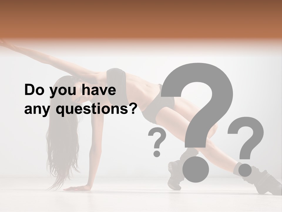 Posing Healthy Pose PowerPoint Template