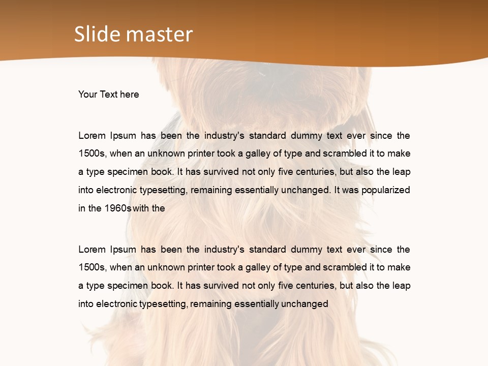 View Dog Mini PowerPoint Template