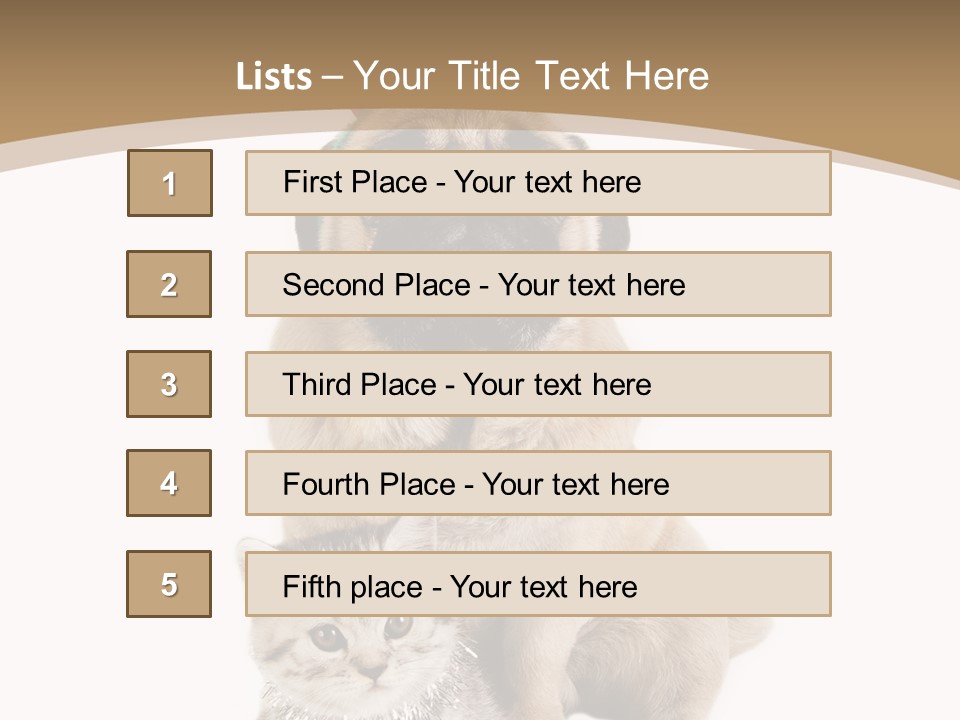 Feline Companion Cat PowerPoint Template