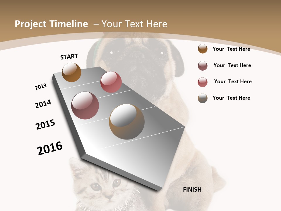 Feline Companion Cat PowerPoint Template