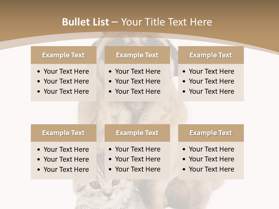 Feline Companion Cat PowerPoint Template