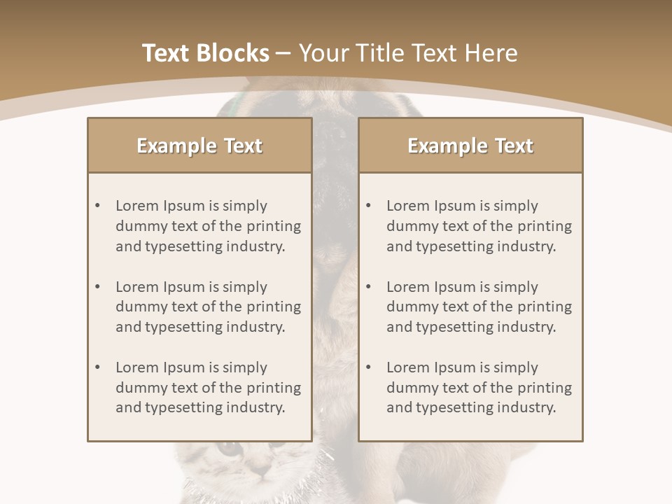 Feline Companion Cat PowerPoint Template