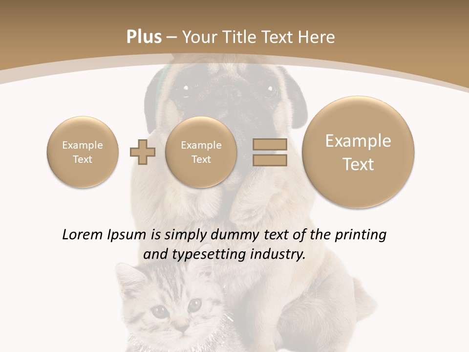 Feline Companion Cat PowerPoint Template