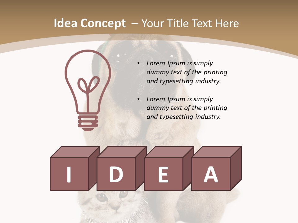 Feline Companion Cat PowerPoint Template