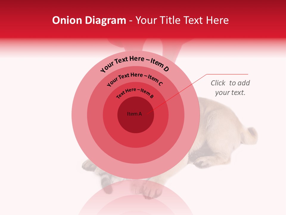 White Humorous Kitten PowerPoint Template