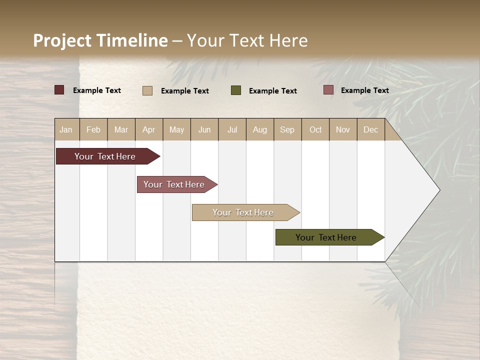 Decor Fir Wood PowerPoint Template
