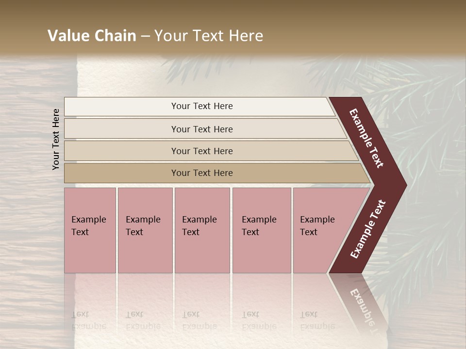 Decor Fir Wood PowerPoint Template