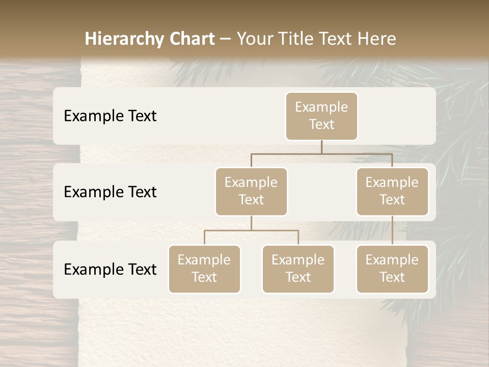 Decor Fir Wood PowerPoint Template
