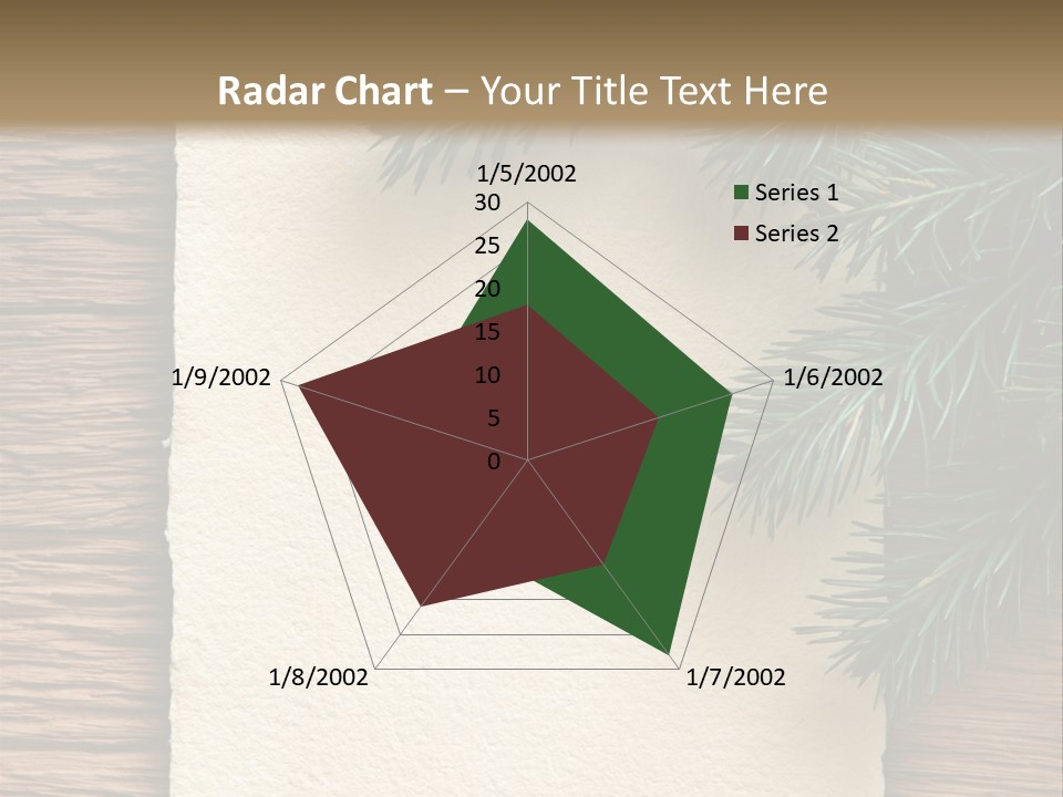 Decor Fir Wood PowerPoint Template