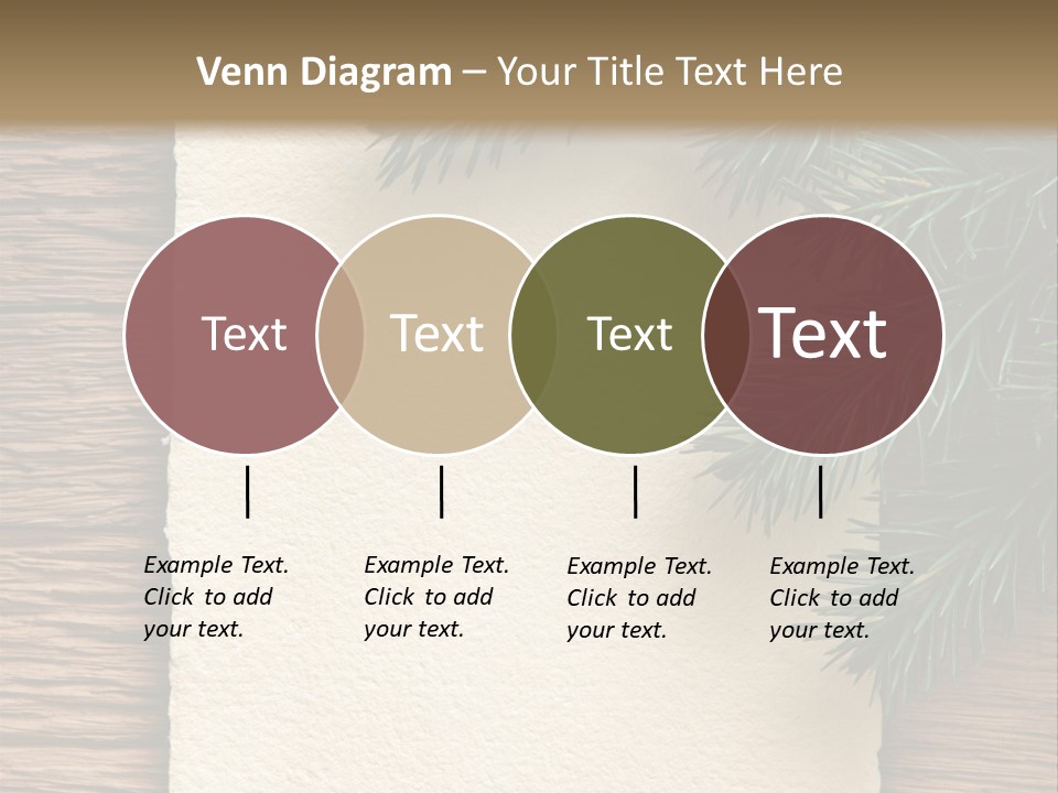 Decor Fir Wood PowerPoint Template