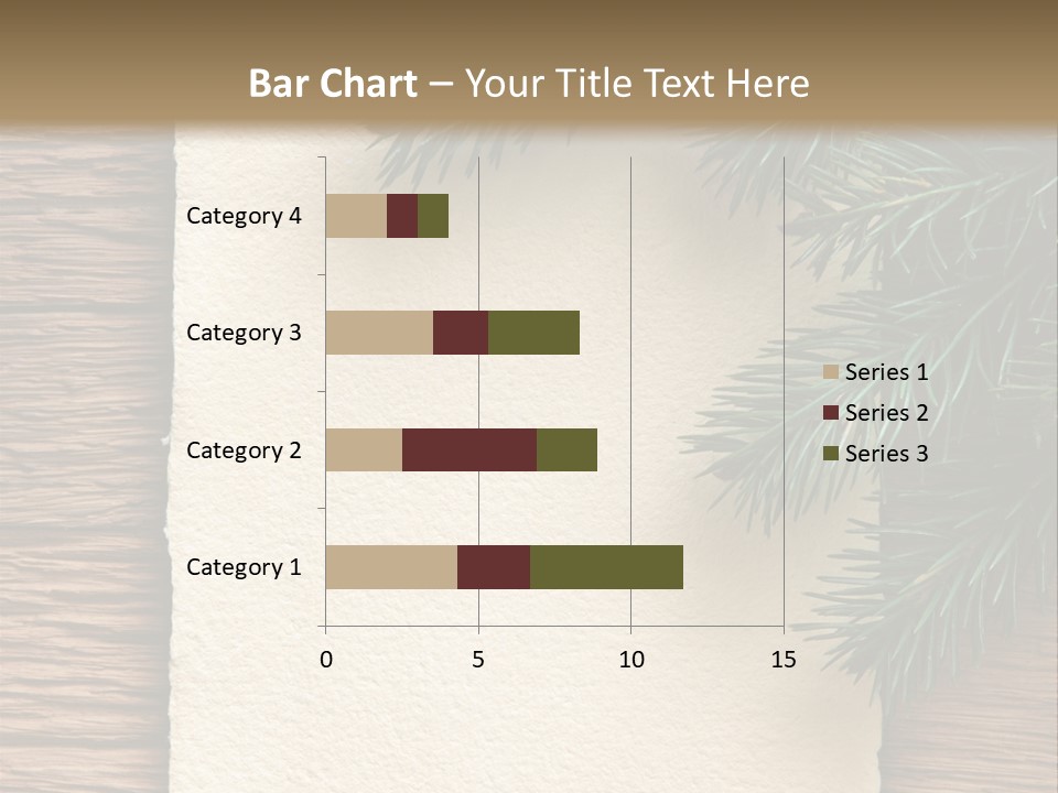 Decor Fir Wood PowerPoint Template