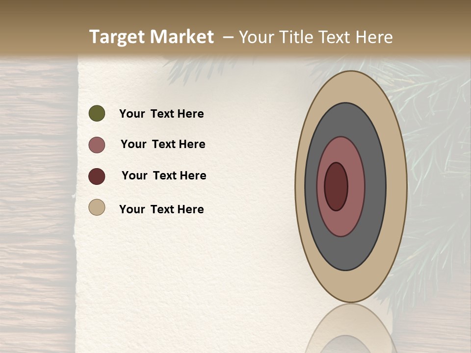 Decor Fir Wood PowerPoint Template