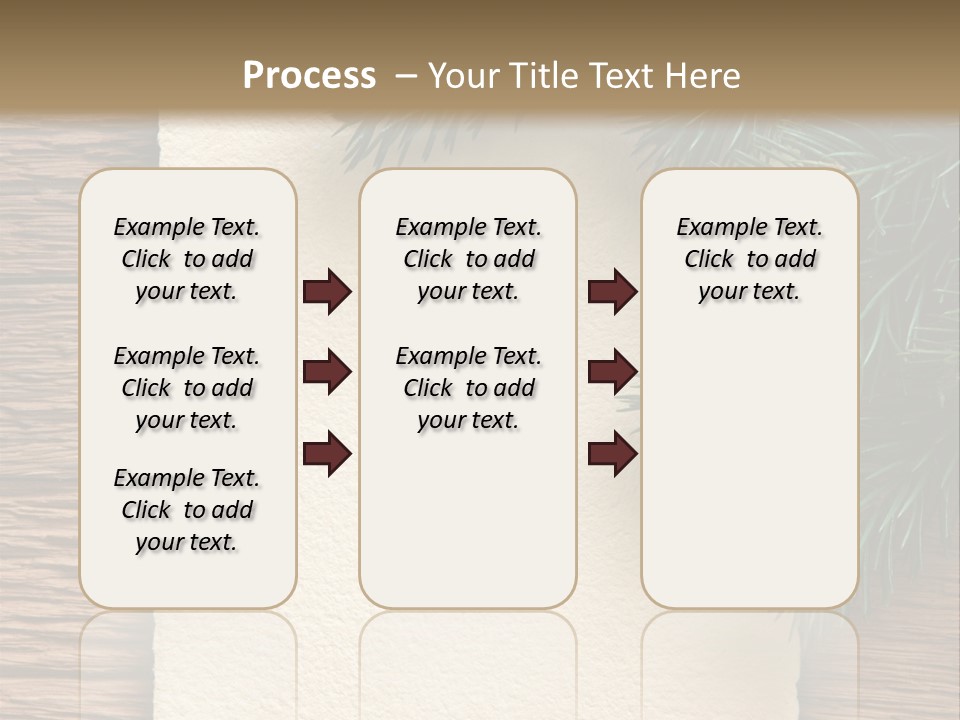 Decor Fir Wood PowerPoint Template