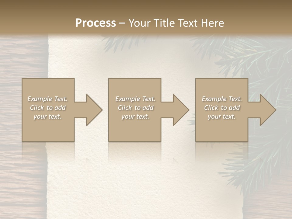 Decor Fir Wood PowerPoint Template