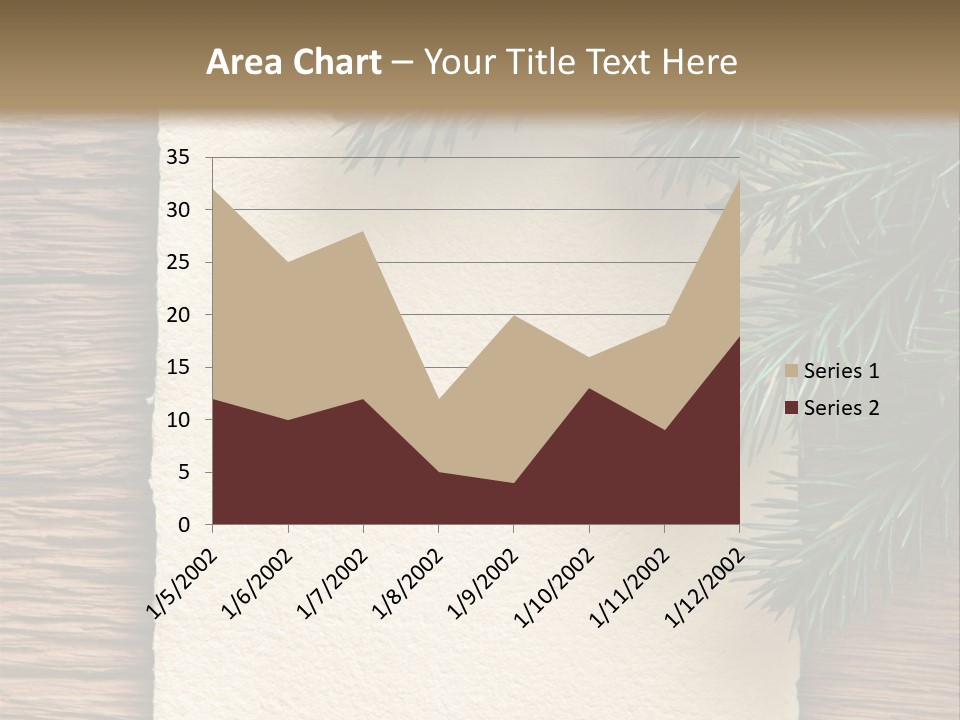 Decor Fir Wood PowerPoint Template